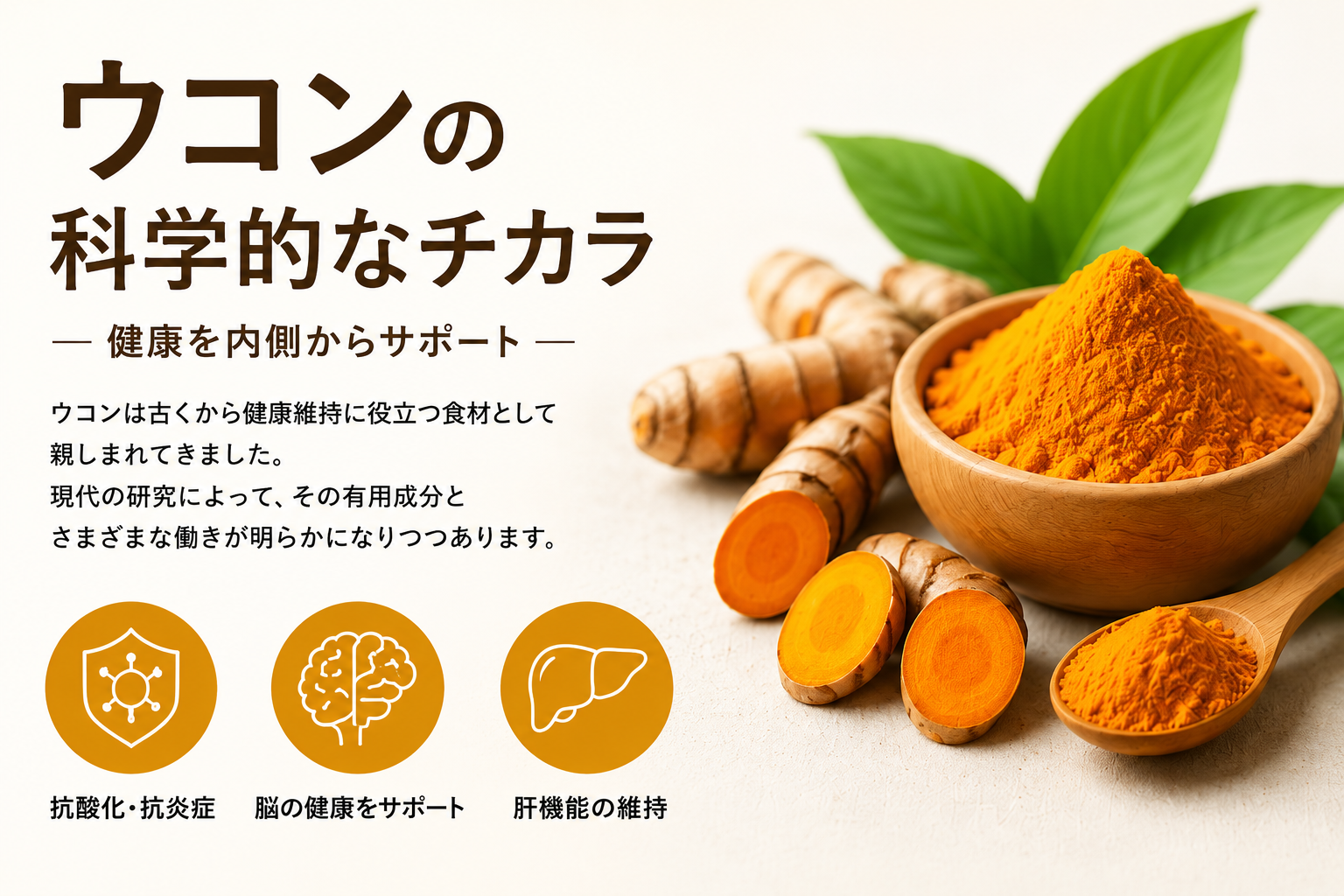 ウコンの科学的なチカラ
